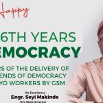 Jingle Schedule to Mark 26 Years of Democracy in Nigeria, 6 Years in Oyo State