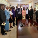Oyo Establishments Ministry Officials Felicitate with New Head of Service, Hold Prayer Session.