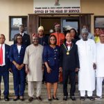 MFP Led by Dr. Prince Oyebade, fca Pays Courtesy Visit to Oyo HOS Dr. Adenike Fasina, mni